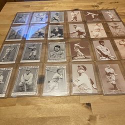 Baseball Exhibit 3x5 Cards