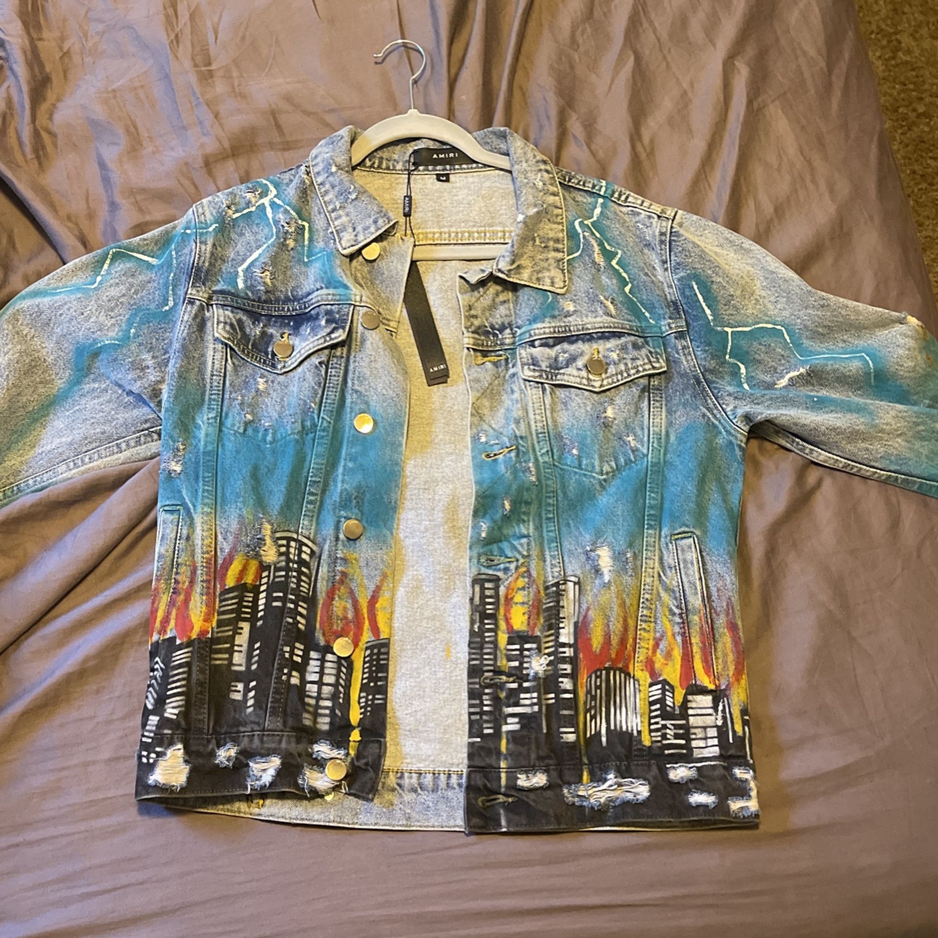 Amiri Jean Jacket