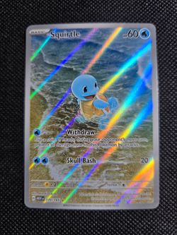 Squirtle Holo Pokémon Card 170/165 MEW