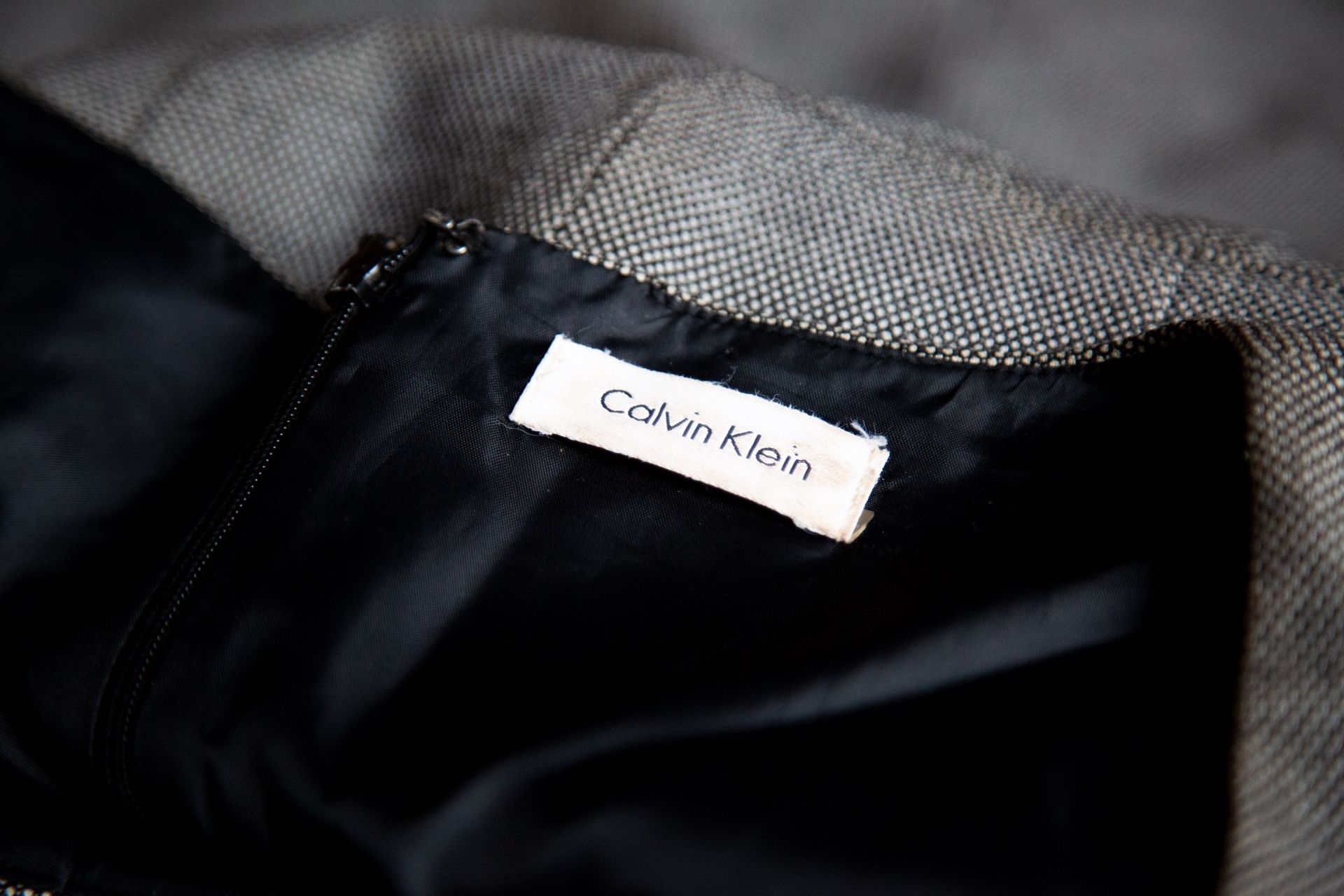 Calvin Klein Fitted And Textured Dress