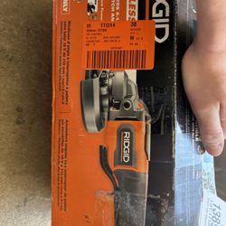 18v cordless brushless 4-1/2 in paddle switch angle grinder tool only 