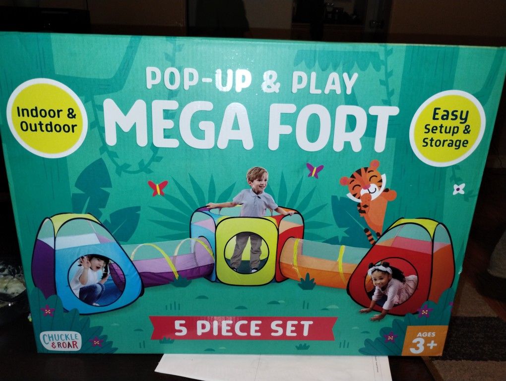 New 5 Piece Pop N Play Mega Fort $30 for Sale in Victorville, CA - OfferUp