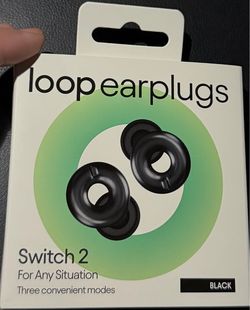 New Switch 2 earplugs in Black