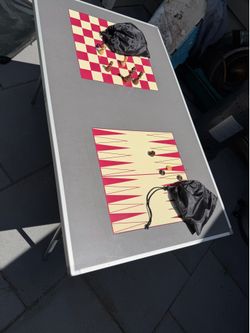 Camping game table