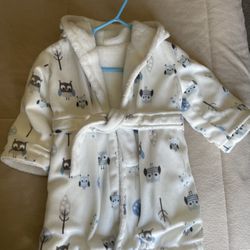 Baby Boy Hooded Robe