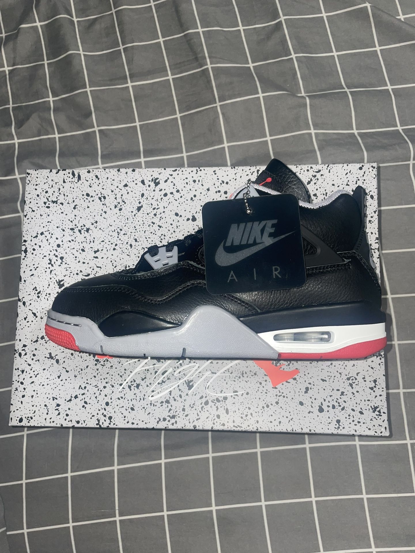 Air Jordan 4 Bred Reimagined Size 5.5y