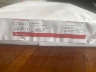 9 -Office Depot Copy & Print Paper 500 Sheets