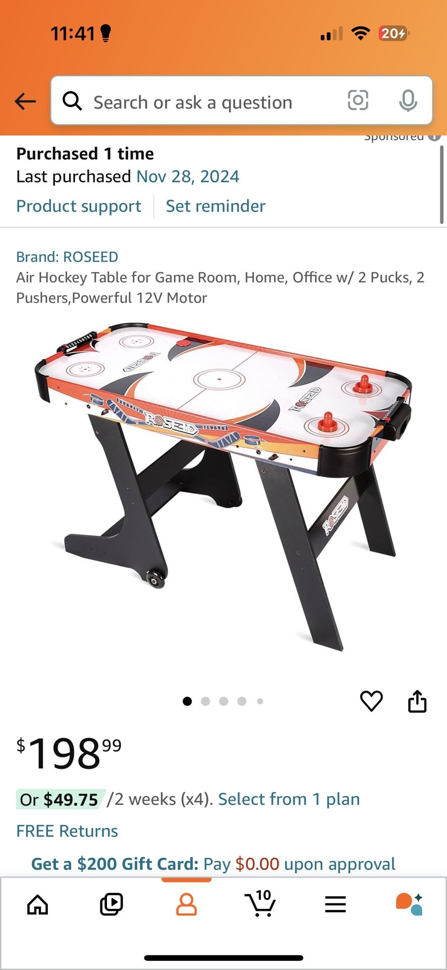 Air Hockey Table 12V Motor