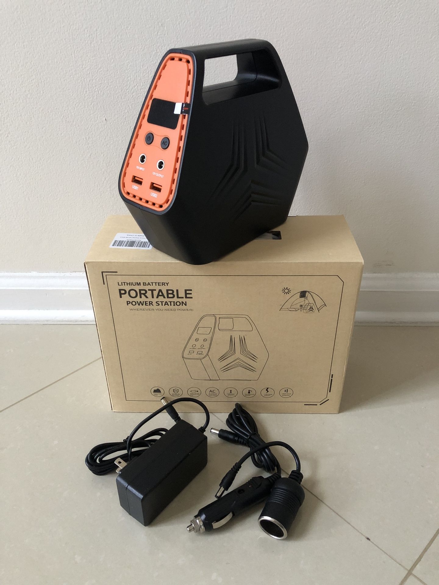 NEW Portable Power Station, Power Bank W/ AC Outlet 26400mAh Battery Pack 97Wh, QC 3.0, 100W, 110V !