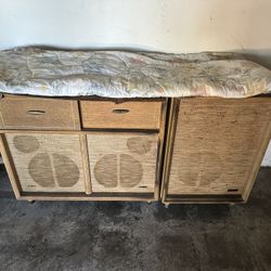 Vintage Hoffman Stereo Console Record Player – Mid Century