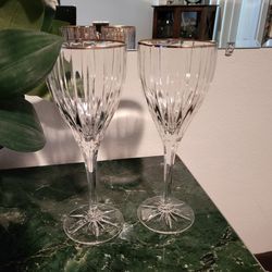 Mikasa Golden Tiara Wine Glasses