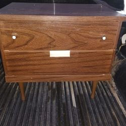 End Table With Two Drawers
