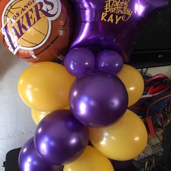 Lakers Balloon Bouquet 