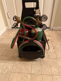 Oxy-Acetylene Welding Torch Kit with Cart