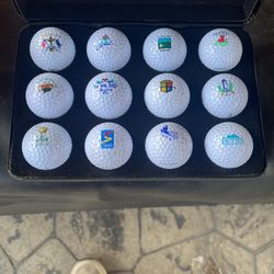 12 Golf Balls  From Major Golf Courses 