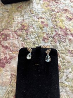 Diamonds And Opel Earring.