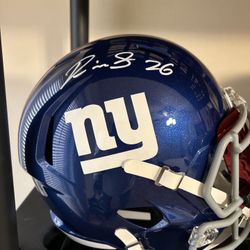 Devin Singletary Signed Rep Helmet With Visor