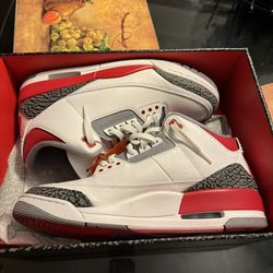 Jordan 3 Fire Red Size 12