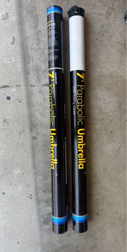 7’ Parabolic Umbrella  Pair