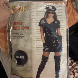 Officer Pat Me Down Costume (BRAND NEW)