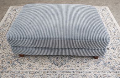 Light Gray Ottoman - NEW