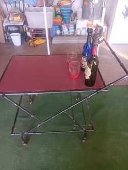 Bar end  table solid