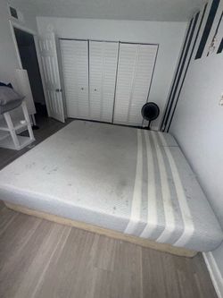 King mattress & box spring