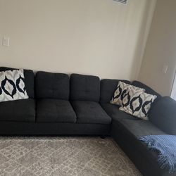 Sofa Couch, Gray 