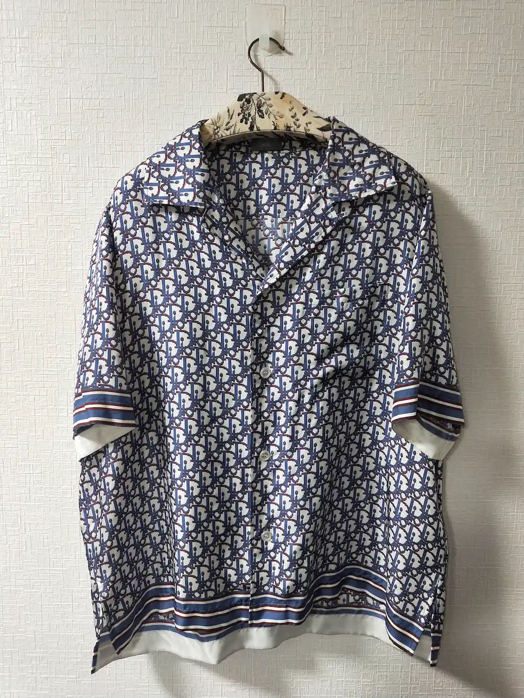 Dior, Oblique Pixel Hawaiian Shirt