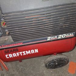 20 Gallon Craftsman Air Compressor Only Used A Few Times