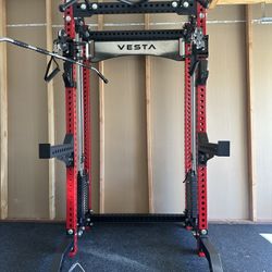 Vesta Fitness PRO SERIES 2-1 Ultimate Half Rack Functional Trainer/Gym Equipment/ Home Gym/ Fitness/ FREE DELIVERY 🚚 