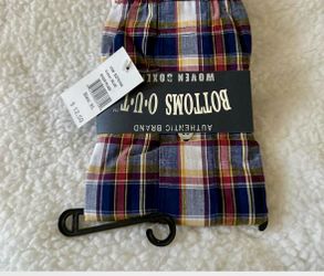 Bottoms Out Woven Boxers XL River Plaid