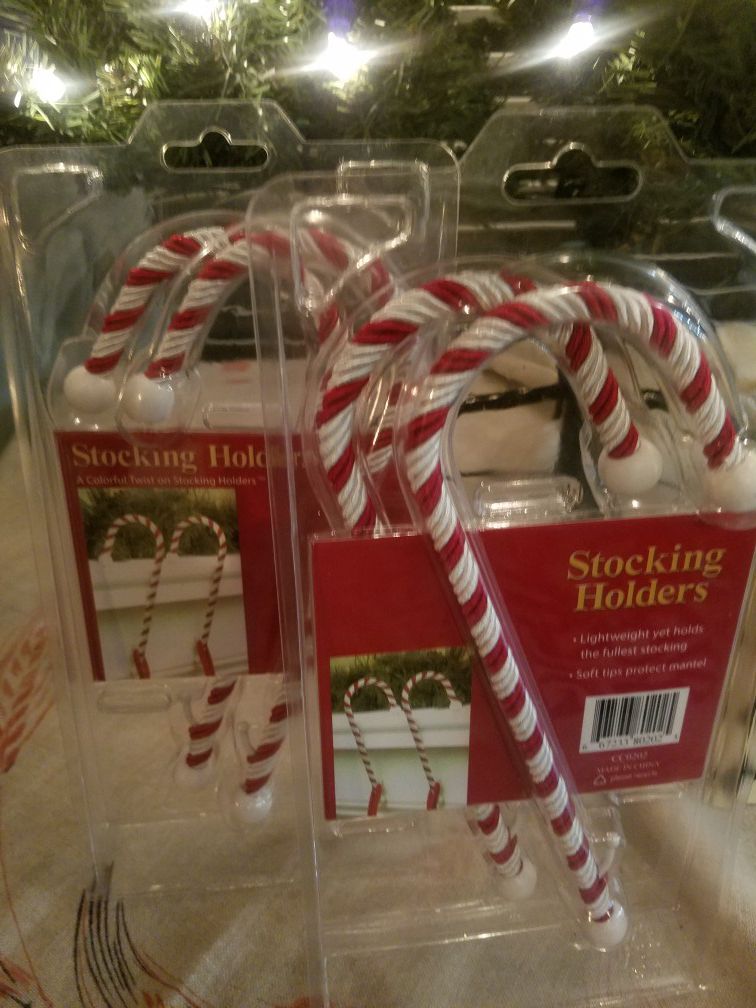 Stocking hooks. 2 per package