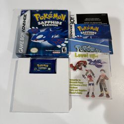 Gameboy Pokemon Sapphire Game Box