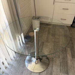 BRAND NEW Round Glass Table!