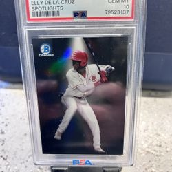 Elly De La Cruz 2023 Bowman Spotlight Rookie Card