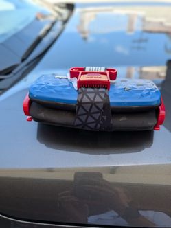 Mifold travel booster seat
