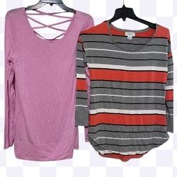 Liz Claiborne & GAIAM women’s Rayon Tops Medium