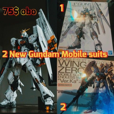 2 Gundam Models New