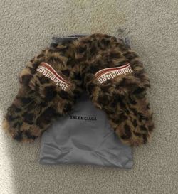 Balenciaga Fur slides