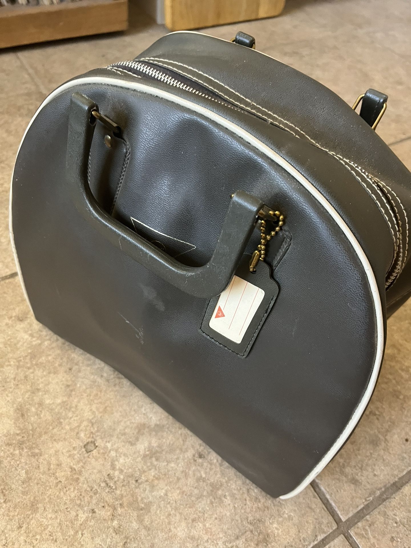 Vintage AMF Bowling Ball Zipper Carry-on Bag