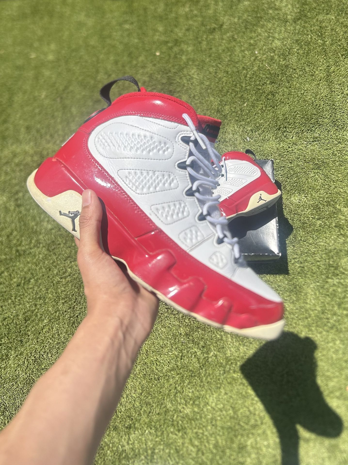 Air Jordan 9 Retro White Gym Red