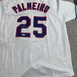 Rafael Palmeiro Signed Autograph Custom Jersey - JSA COA - Texas Rangers
