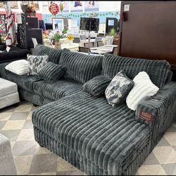 L Shape Corduroy,sofa , Sectionals, Same Day Delivery 🚚 