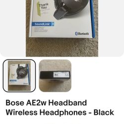 Bose Headphones Ae2w Bluetooth Headphone