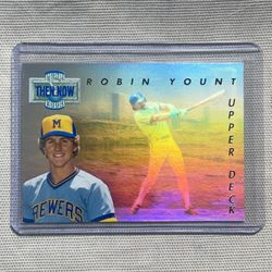 🔥⚾️ 1993 UpperDeck Hologram - Robin Yount #TN15 Milwaukee BREWERS ⚾️🔥