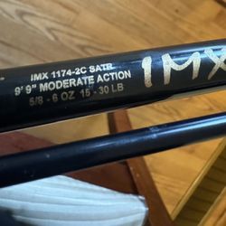 G loomis IMX Salmon/Steelhead fishing bait casting rod 9’9 15-30