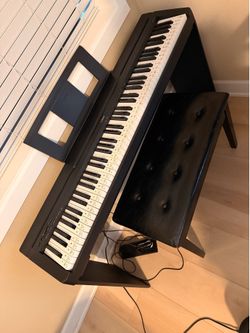 Yamaha 88-Key Digital Piano with Stand, Bench & Pedal
