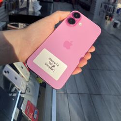 Pink iPhone 16 Unlocked. Cash Or $10 Down W Approval 
