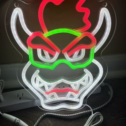 Bowser Neon Sign